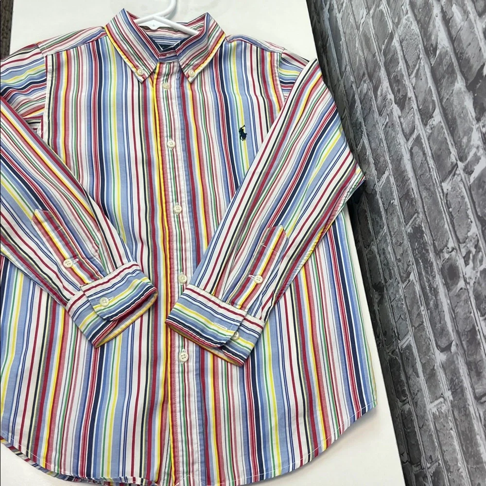 Boy's Ralph Lauren Multicolor‎ Striped Shirt